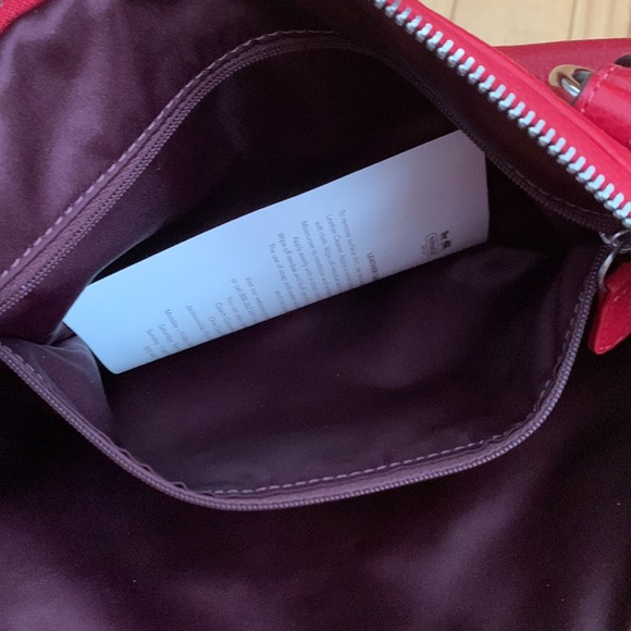 Coach red satchel handbag - Picture 12 of 16